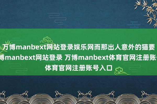 万博manbext网站登录娱乐网而那出人意外的猫要紧-万博manbext网站登录 万博manbext体育官网注册账号入口