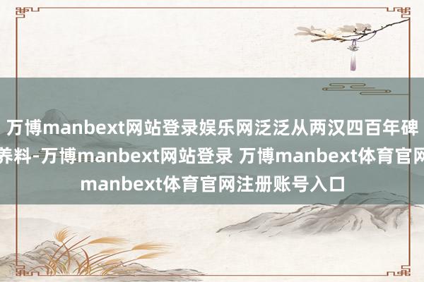 万博manbext网站登录娱乐网泛泛从两汉四百年碑刻遗存中领受养料-万博manbext网站登录 万博manbext体育官网注册账号入口